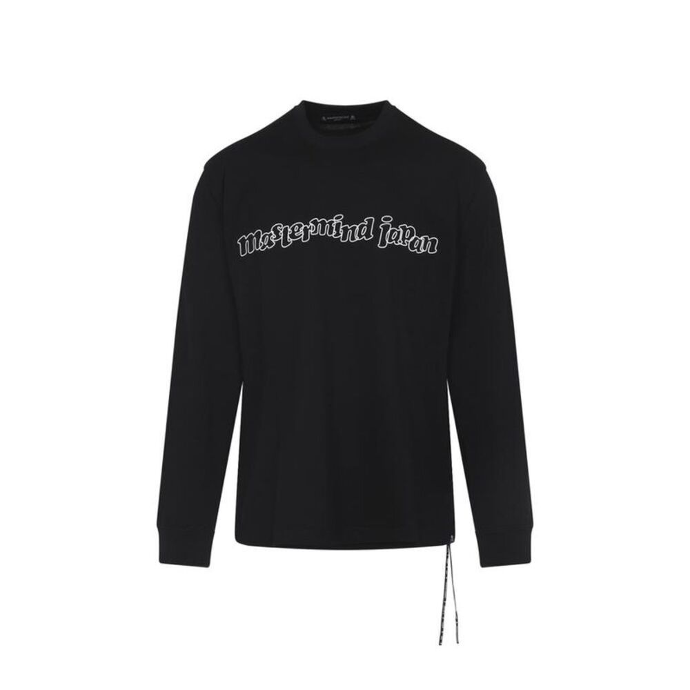 MASTERMIND JAPAN Long Sleeve T-Shirt with Graphic Print Men BLACK T-Shirts